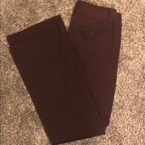 Burgundy Loft Marissa Trouser—size 4